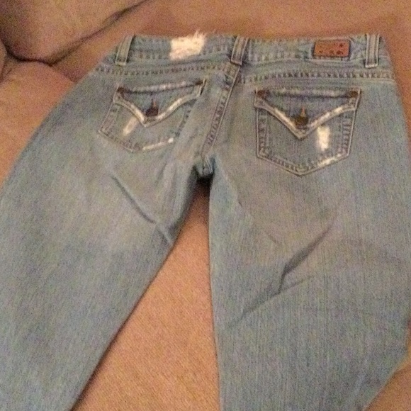 29L light wash gently used bootcut - Picture 3 of 4